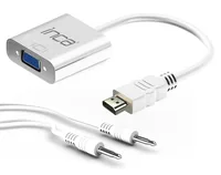 INCA Adapter HDMI->VGA 3.5mm AUX StBu FHD 60Hz 0.20m ws