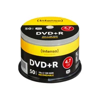 1x50 Intenso DVD+R 4,7GB 16x Speed, Cakebox