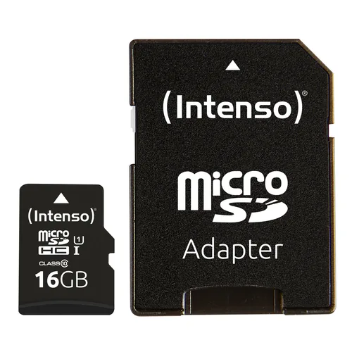 Intenso microSDHC           16GB C10 UHS-I U1 Performance Adapte