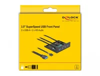 Delock Front Panel 64150 2x USB - Datenanschluss Seite B: USB 3.0 - Anzahl Ports: 2 - Schnittstelle Hardware: USB 3.0