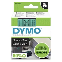DYMO D1 Schriftband 9mmx7.0m schwarz->grün