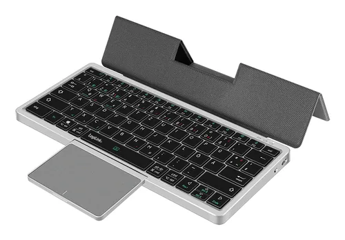 Logilink Wireless Multi-Device-Tastatur BT 5.1, grau
