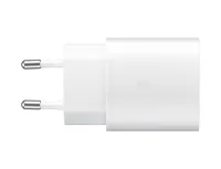 Samsung - EP-TA800XWE - Quick Charger + CABLE - USB Typ C- 25W - Weiß BULK