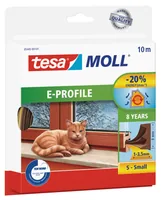tesa Gummidichtung MOLL E-Profile Small 1 Stück, Braun - Geeignete Oberflächen: Universal - Packungsgrösse: 1 Stück - Detailfarbe: Braun - Art: Dichtungsband