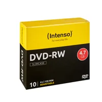 INTENSO DVD-RW Slim 4.7GB 4201632 4x 10 Pcs