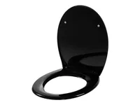 COCON Toilettensitz mit Absenkautomatik Schwarz - Breite: 37.1 cm - Länge: 44.4 cm - Detailfarbe: Schwarz