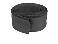 Gewebeschlauch mit Klettverschluss hitzebeständig 5 m x 20 mm schwarz