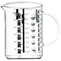 WMF 0605972000 Gourmet Messbecher Glas 1l