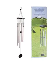 Esschert Design Windspiel aus Aluminium - Motiv: Wimpel - Detailfarbe: Schwarz
