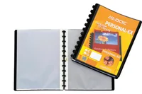 ADOC Sichtbuch Personal A4 5222.705 schwarz mit Fenster 20 Taschen