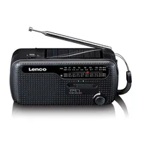 Lenco MCR-113BK Solar schwarz