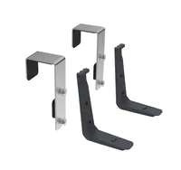 Gusta Garden Balkonhalterung HARRY HERBS, 40 mm, Schwarz - Volumen: 0 l - Material: Stahl - Polypropylen (PP) - Form: L-Form - Detailfarbe: Schwarz - Ausstattung: Keine - Einsatzort: Innen und Aussen