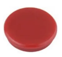 Alco Hakenmagnet Ø 13 mm, 10 Stück, Rot - Detailfarbe: Rot - Verpackungseinheit: 10 Stück - Haftkraft: Leicht haftend