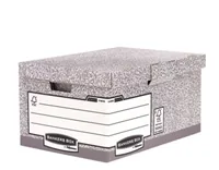 FELLOWES BankersBox Klappdeckel Maxi 1181501 grau/weiss 31x39x56cm