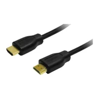 Logilink HDMI-Kabel AM zu AM, 4K30 Hz, schwarz, 0,2 m