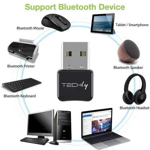 USB Dongle Adapter Bluetooth 5.0 Class 2 EDR