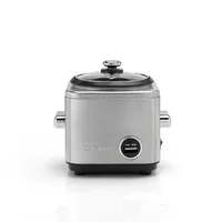 Cuisinart Reiskocher CRC400E 1.4 l - Funktionen: Warmhalten - Reis - Dampfgaren - Detailfarbe: Silber - Leistung: 500 W - Warmhaltefunktion: Ja - Timerfunktion: Nein - Volumen: 1.4 l