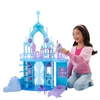 Disney Frozen Puppenhaus Elsa Ice Castle Playset - Altersempfehlung ab: 3 Jahren - Material: Kunststoff - Plastik - Stoff - Höhe: 88.9 cm - Nachhaltigkeit: Nicht angegeben