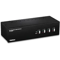 TRENDnet KVM Switch 4-port Dual Monitor DisplayPort