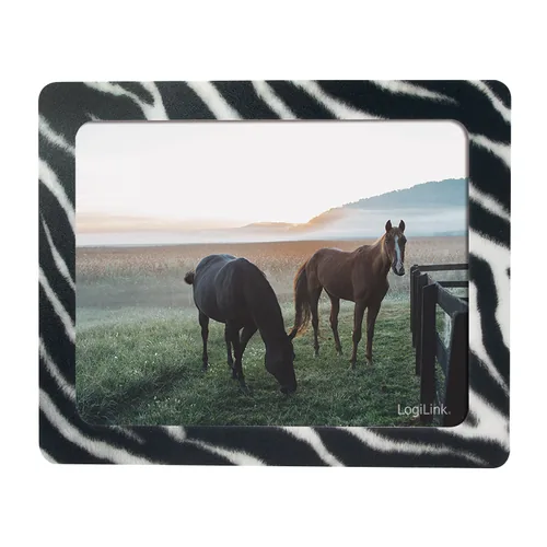 LogiLink ID0168 mouse pad Black, Transparent, White