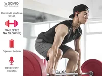 Savio WE-03 headphones/headset Wireless In-ear Sports Bluetooth Black