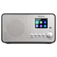 Audizio DAB+ Radio Avio Silber - Radio Tuner: FM - DAB+ - Stromversorgung: Netzbetrieb - Detailfarbe: Silber - Ausstattung: Sleep-Timer - Display - Weckfunktion - Schlummerfunktion - Senderspeicher - Typ: Tischradio