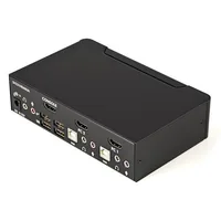 StarTech.com 2 Port USB HDMI KVM Switch with Audio and USB 2.0 Hub - TAA
