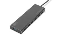 DIGITUS USB-Hub 7-Port 3.0->7xA3.0 m.Netzteil schwarz