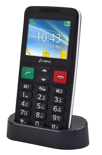 Olympia Mobiltelefon LUX Großtasten schwarz