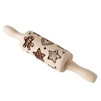 Boltze 2069325 rolling pin Beech Textured surface 45 mm