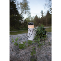 Star Trading LED Grabkerze Taube, Ø 7.5 x 20.5 cm, Weiss - Betriebsart: Batteriebetrieb - Akkubetrieb - Aussenanwendung: Ja - Höhe: 20.5 cm - Timerfunktion: Ja - Set: Nein - Leuchtenfarbe: Weiss