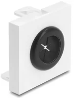 DeLOCK Easy 45 Cable Bushing round Ø 18 mm white / black