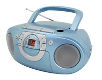 Soundmaster SCD5100BL portable stereo system Analog 1 W FM Blue MP3 playback