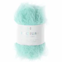 Rico Design Wolle Ricorumi Furry Furry Türkis - Packungsgrösse: 1 Stück - Waschbar bei: 30 °C - Länge: 175 m - Detailfarbe: Türkis - Material: Polyamid (PA) - Nadelstärke: 3 mm - 4 mm
