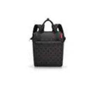 Reisenthel Rucksack Allrounder R Glossy Dots Black - Volumen: 12 l - Rucksack Typ: Freizeit-Rucksack - Zielgruppe: Unisex - Eigenschaften: Aus recyceltem Material - Zertifikate: Keine Zertifizierung - Helm Fixierung: Nein