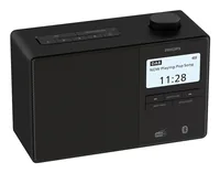 Philips DAB+ Radio TAR5600/00 Schwarz - Radio Tuner: FM - DAB+ - Stromversorgung: Akkubetrieb - Detailfarbe: Schwarz - Ausstattung: Sleep-Timer - Display - Weckfunktion - Schlummerfunktion - Typ: Portabler Radio