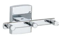 tesa Klaam 3er-Handtuchhaken Silber - Befestigung: Kleben - Farbe: Silber - Material: Metall