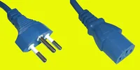 Diggelmann SPCBLI10-1 power cable Blue 1 m C13 coupler