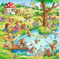 Ravensburger Kleinkinder Puzzle Ferien auf dem Land - Motiv: Landschaft / Natur - Altersempfehlung ab: 5 Jahren - Tiefe: 21 cm - Eigenschaften: Keine Eigenschaft - Zertifikate: Keine Zertifizierung - Breite: 21 cm