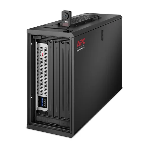 APC Wandschrank AR106VI 19 / 6HE / Schwarz - Produkttyp: Wandgehäuse - 10/19 Rack: 19 - Höheneinheiten: 6HE - Schallgedämpft: Nein - Einbautiefe: 762 mm - Tiefe (Aussenmass): 968 mm