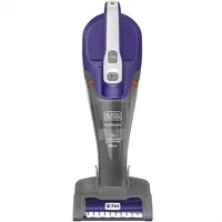 BLACK+DECKER Akku-Handsauger Dustbuster Pet Titanium/Violett - Fassungsvermögen: 400 ml - Staubsauger Typ: Akku-Handstaubsauger - Nasswischfunktion: Nein - Ladezeit: 600 min - Max. Laufzeit: 10 min - Spannung: 12 V