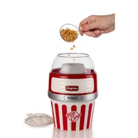 Ariete Popcorn Maschine Party Time ARI-2957-RD Rot/Weiss - Detailfarbe: Rot - Weiss - Leistung: 1100 W