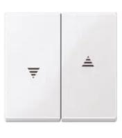 Merten 432425 light switch Thermoplastic White