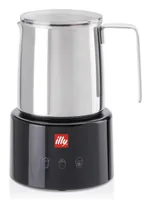 illy Milchaufschäumer Edelstahl / schwarz by Piero Lissoni