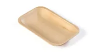 Sier Einwegteller Palm 12.5 cm x 20 cm, 20 Stück - Produkttyp: Einwegteller - Materialtyp: Pflanzliche Faser - Material: Palmblatt - Detailfarbe: Hellbraun - Verpackungseinheit: 20 Stück