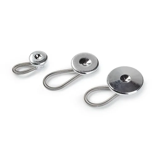 Prym Knopf mit Schlaufe Silber - Verpackungseinheit: 3 Stück - Detailfarbe: Silber - Produkttyp: Knopf