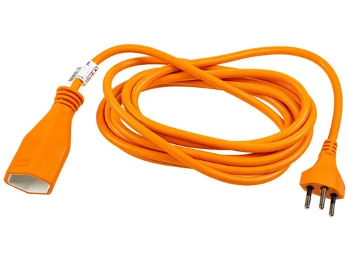 FURBER.power Verlängerungskabel T13-T12 3 m Orange - Anzahl Leiter: 3 - Detailfarbe: Orange - Kinderschutz: Ja - Steckereigenschaften: Angespritzt - Steckertyp Ausgang: T13 - Leiterquerschnitt: 1 mm²