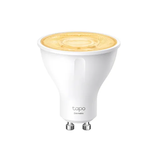TP-Link Leuchtmittel Tapo L610 1 Stück, Dimmbar - Lampensockel: GU10 - Farbtemperatur Kelvin: 2700 K - Aussenanwendung: Nein - Gesamtleistung: 2.9 W - Leuchten Kategorie: Leuchtmittel - Lichtfarbe: Warmweiss (WW)