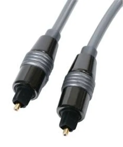 HDGear Audio-Kabel TC030-005 Toslink - Toslink 0.5 m - Kabeltyp: Anschlusskabel - Audioanschluss Seite A: Toslink - Audiokanäle: Stereo - Audioanschluss Seite B: Toslink - Detailfarbe: Schwarz - Länge: 0.5 m
