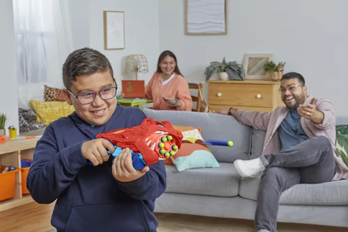 NERF Junior Wild Lionfury - Waffentyp: Gewehr - Altersempfehlung ab: 6 Jahren - Geschossart: Dart - Motorisierter Dartabschuss: Nein